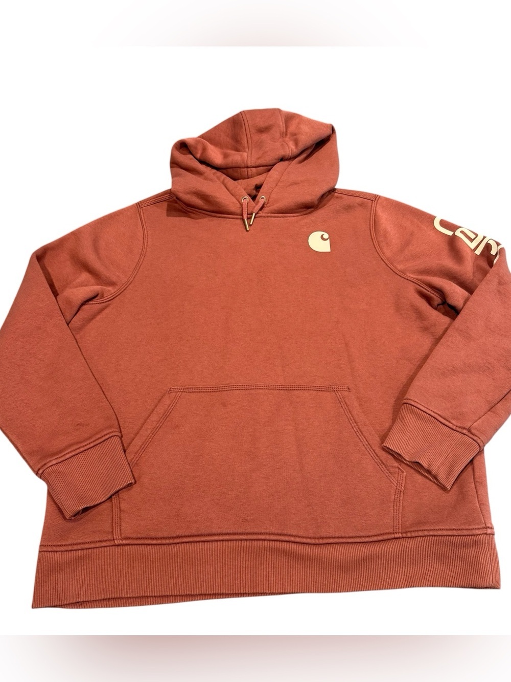 Carhartt Clarksburg women size XL burgundy hoodie sweatshirt